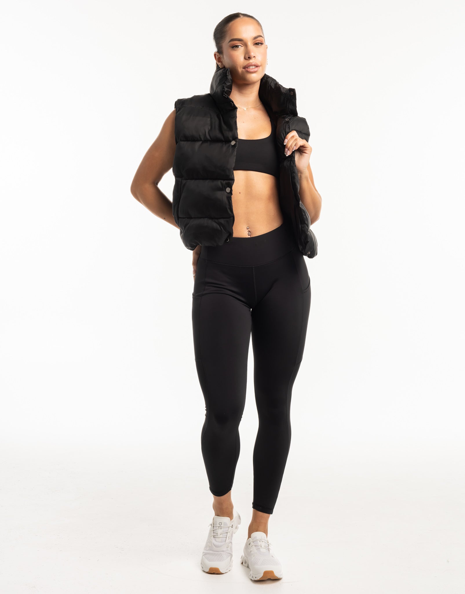 Elevate Puffer Vest - Black