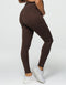 Maternity Pocket Leggings - Fudge Brown