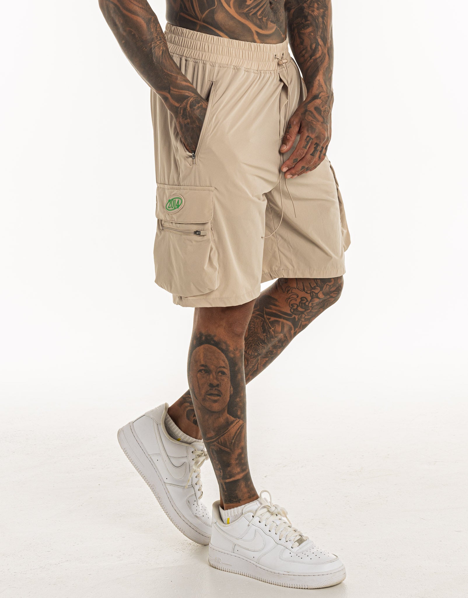 MLBRN Spear Shorts - Taupe Grey