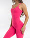 Core Unitard Flare - Bright Pink