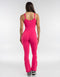 Core Unitard Flare - Bright Pink