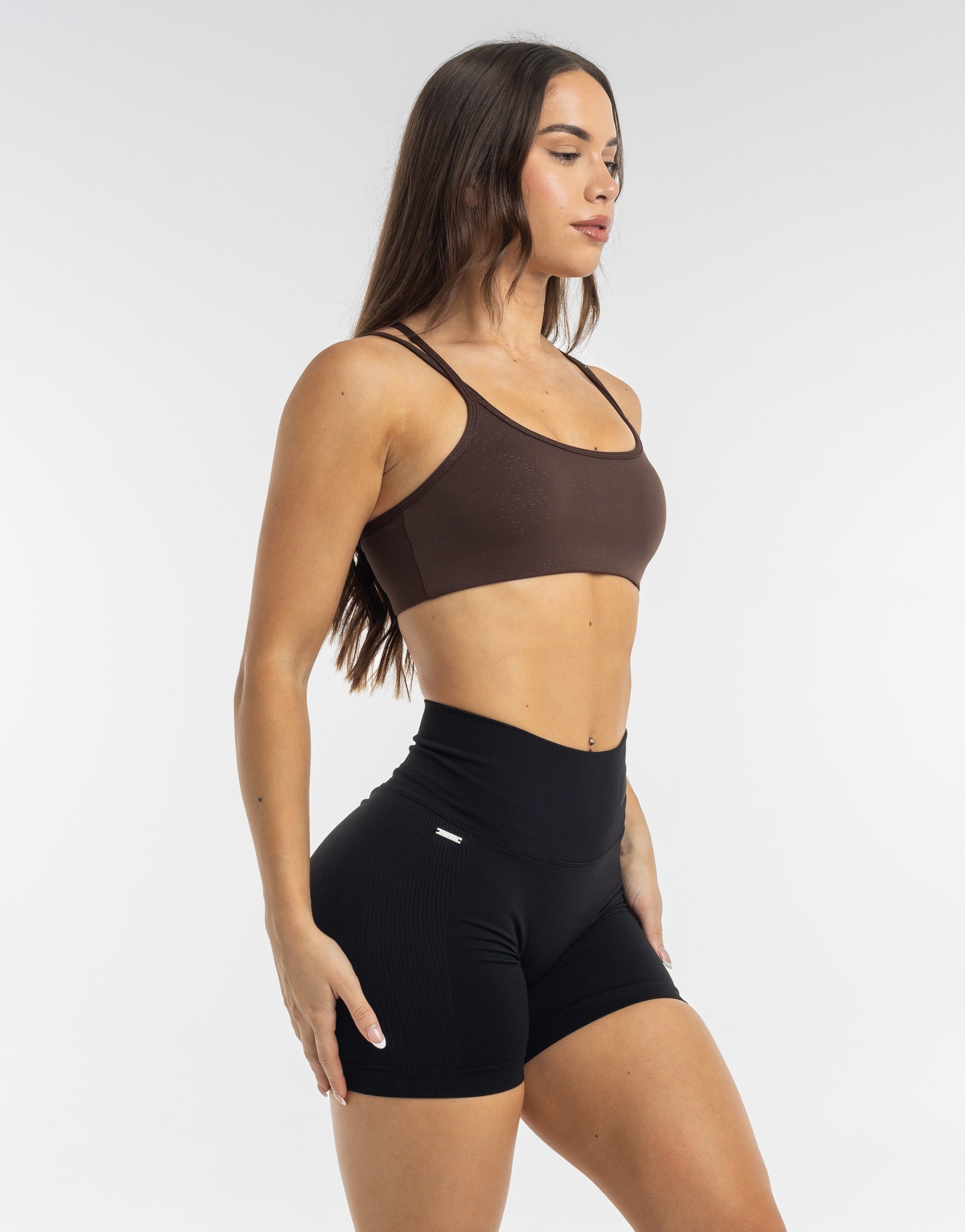 Storm Sports Bra - Fudge Brown