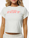 Team Echt Baby Tee - White Peach