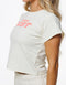 Team Echt Baby Tee - White Peach