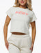 Team Echt Baby Tee - White Peach