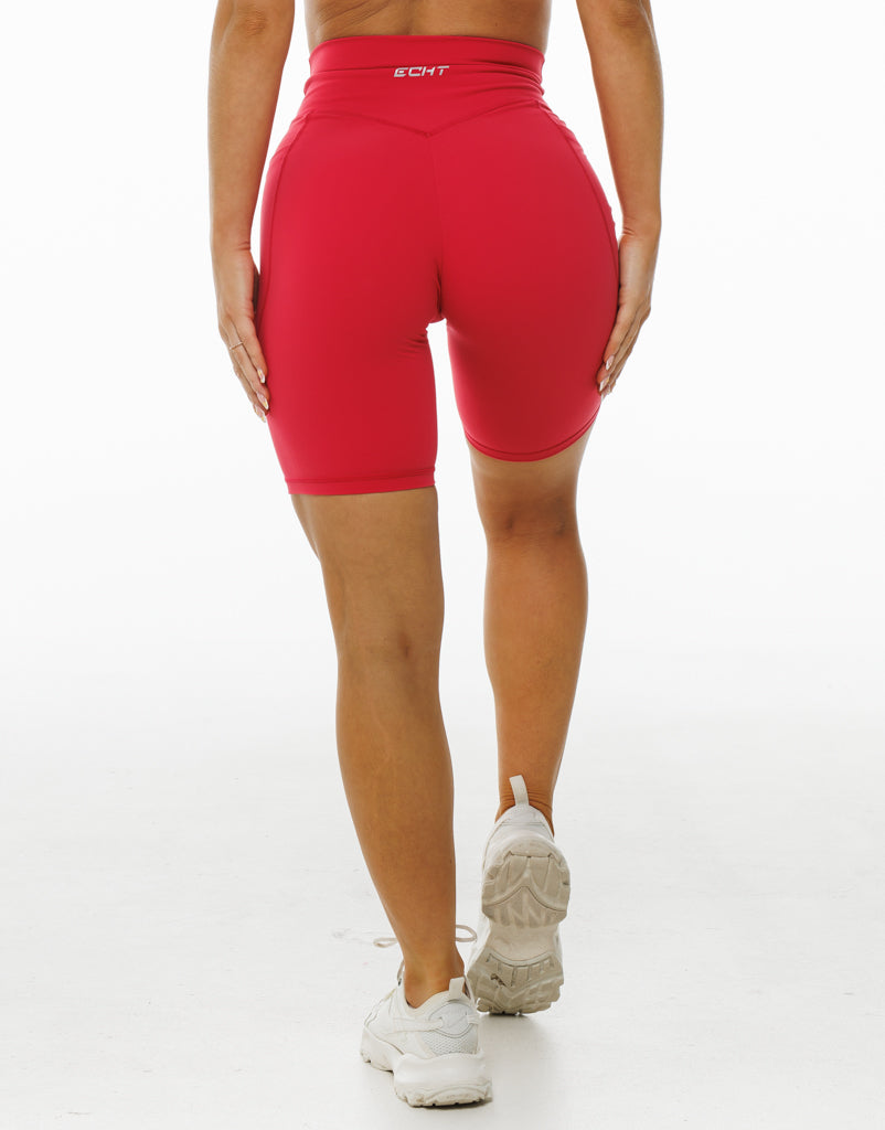 Ascend Pocket Shorts - Magenta Red