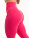 Flare Pocket Leggings - Bright Pink