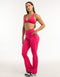 Flare Pocket Leggings - Bright Pink