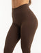 Flare Scrunch Leggings - Fudge Brown