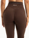 Flare Scrunch Leggings - Fudge Brown