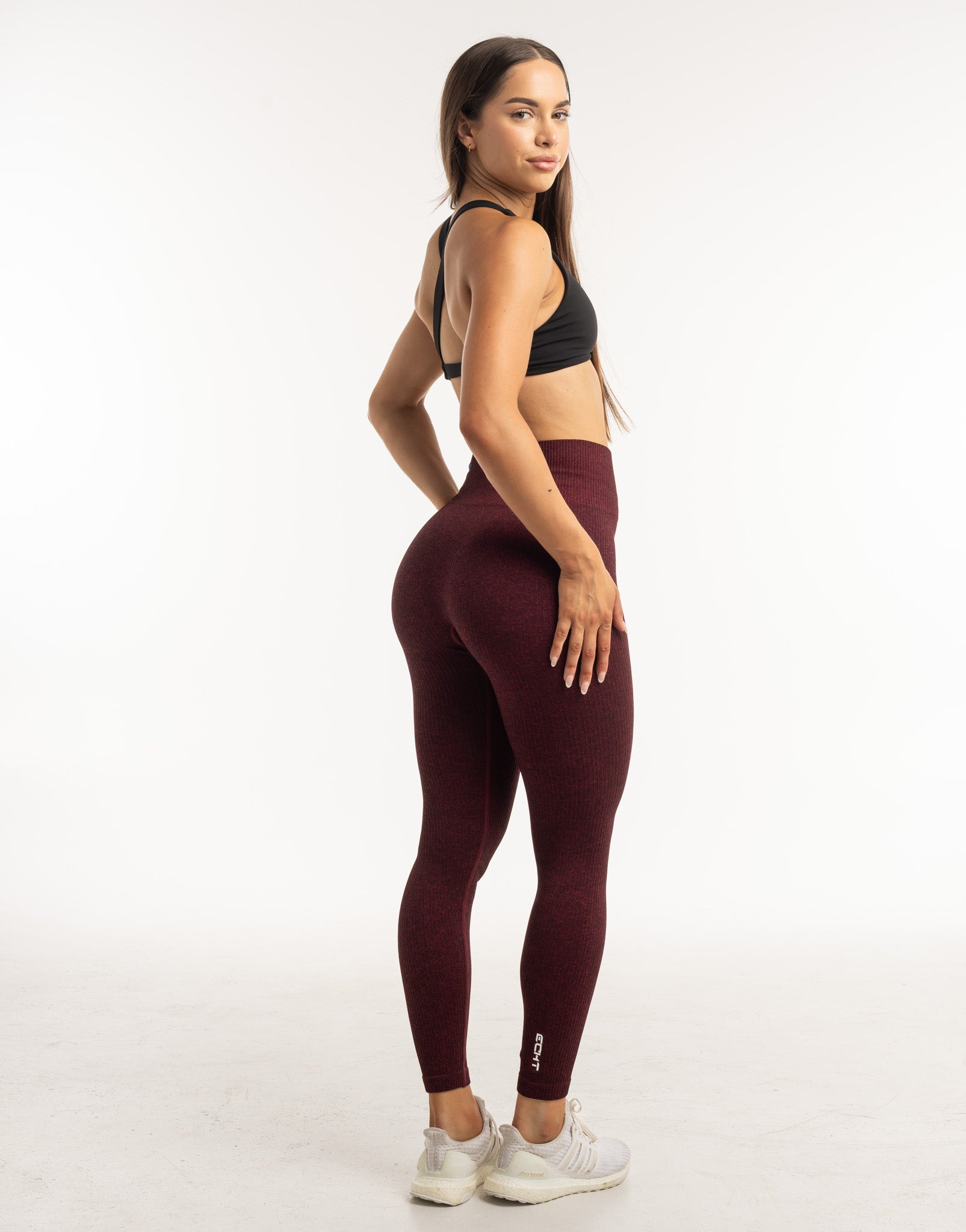 Arise Comfort Leggings - Magenta Marl