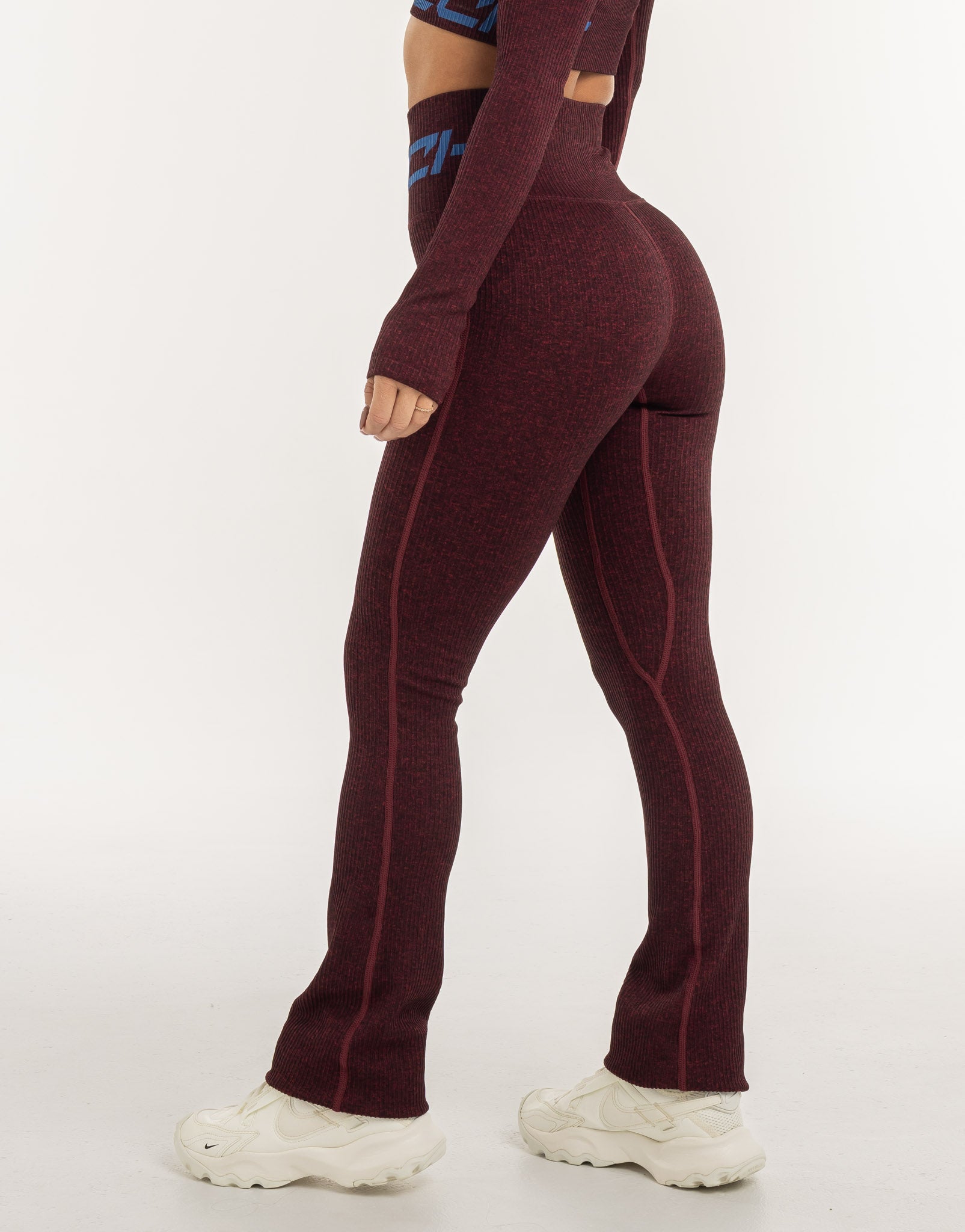 Arise Comfort Flare Leggings - Magenta Marl