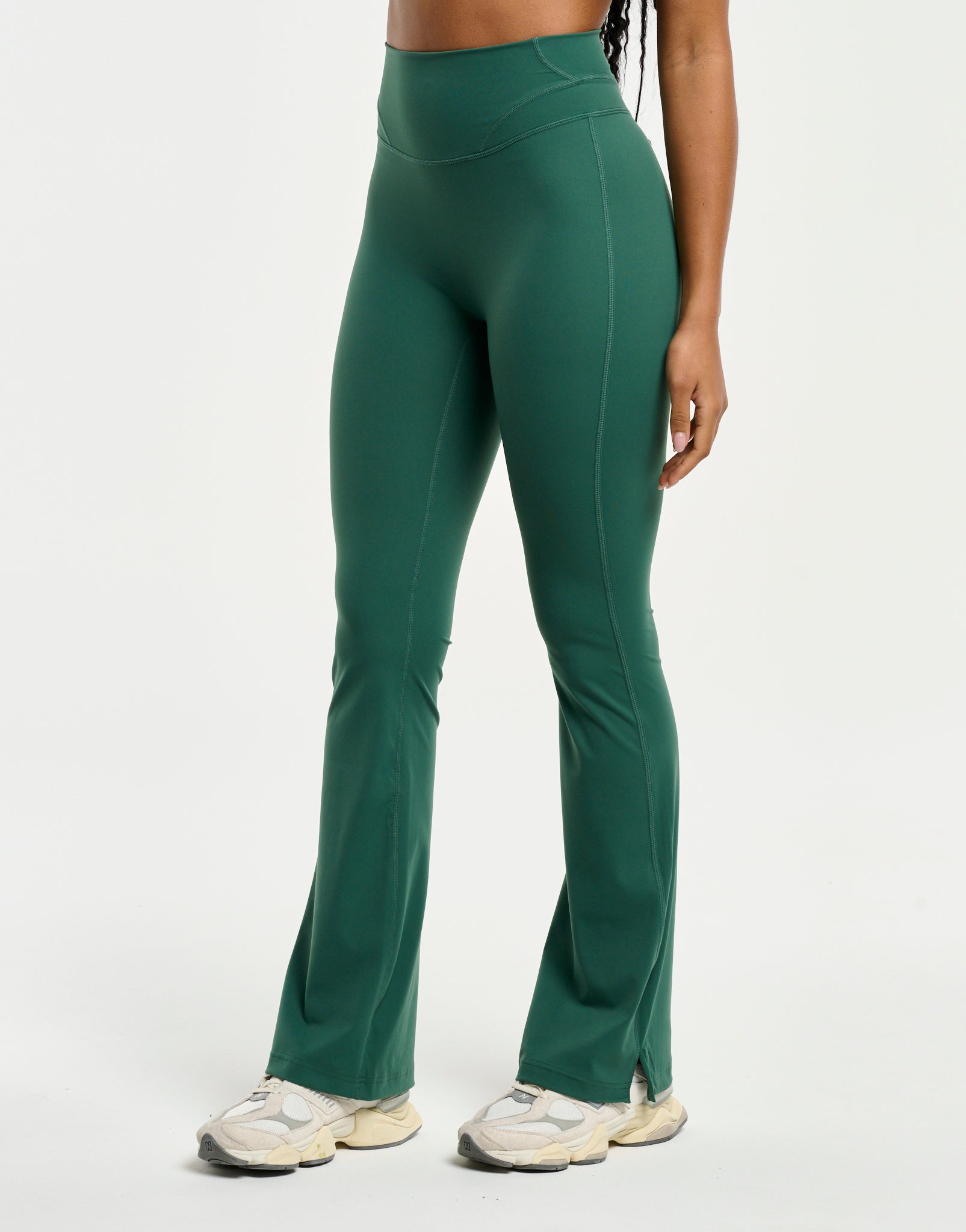 Flare Leggings V2 - Forest Green