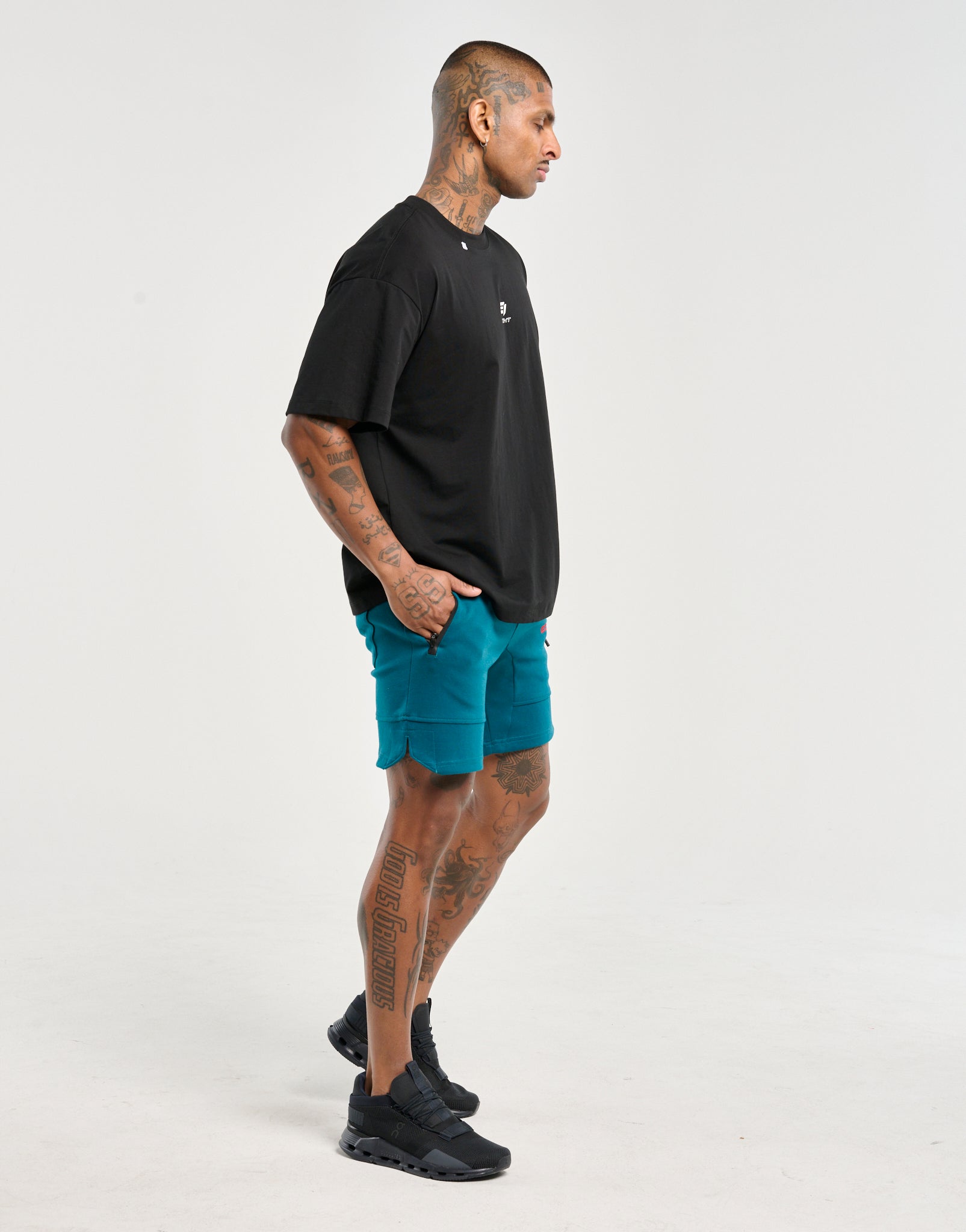 Echt Force Knit Shorts - Deep Teal