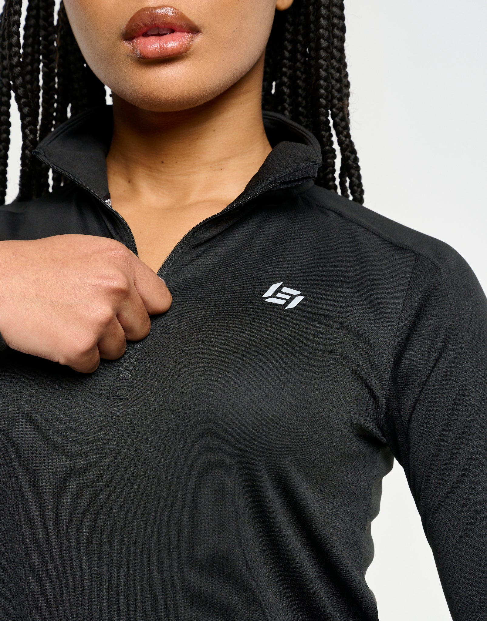 StudioFlex Half Zip Long Sleeve - Black