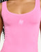 Ribbed Sculpt Tank - Pink