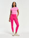 SmoothForm Ruched Sculpt Top - Bright Pink