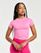 SmoothForm Ruched Sculpt Top - Bright Pink