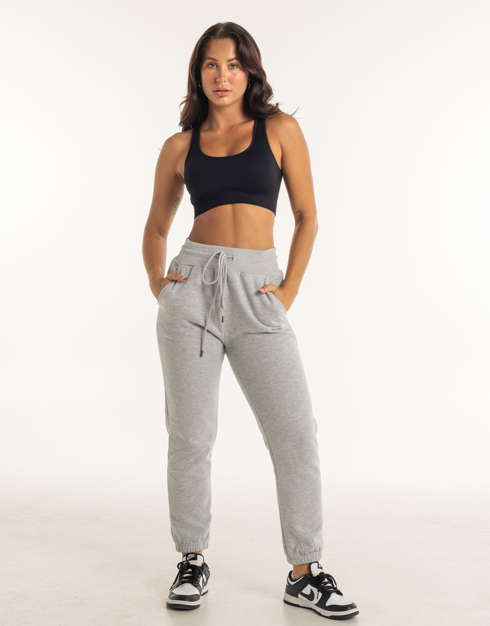 7/8 Devotion Joggers - Heather Grey