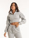 Revere 1/4 Zip Crewneck Sweater - Heather Grey