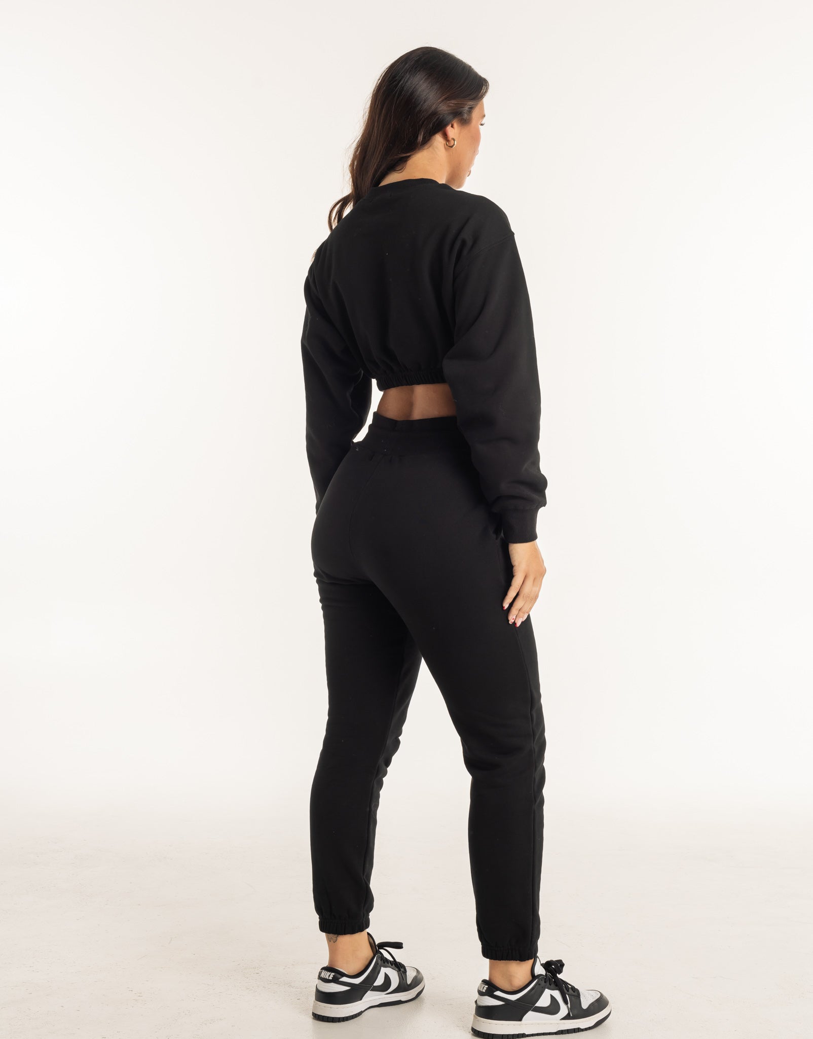 Esteem Cropped Sweater - Black