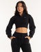 Revere 1/4 Zip Crewneck Sweater - Black