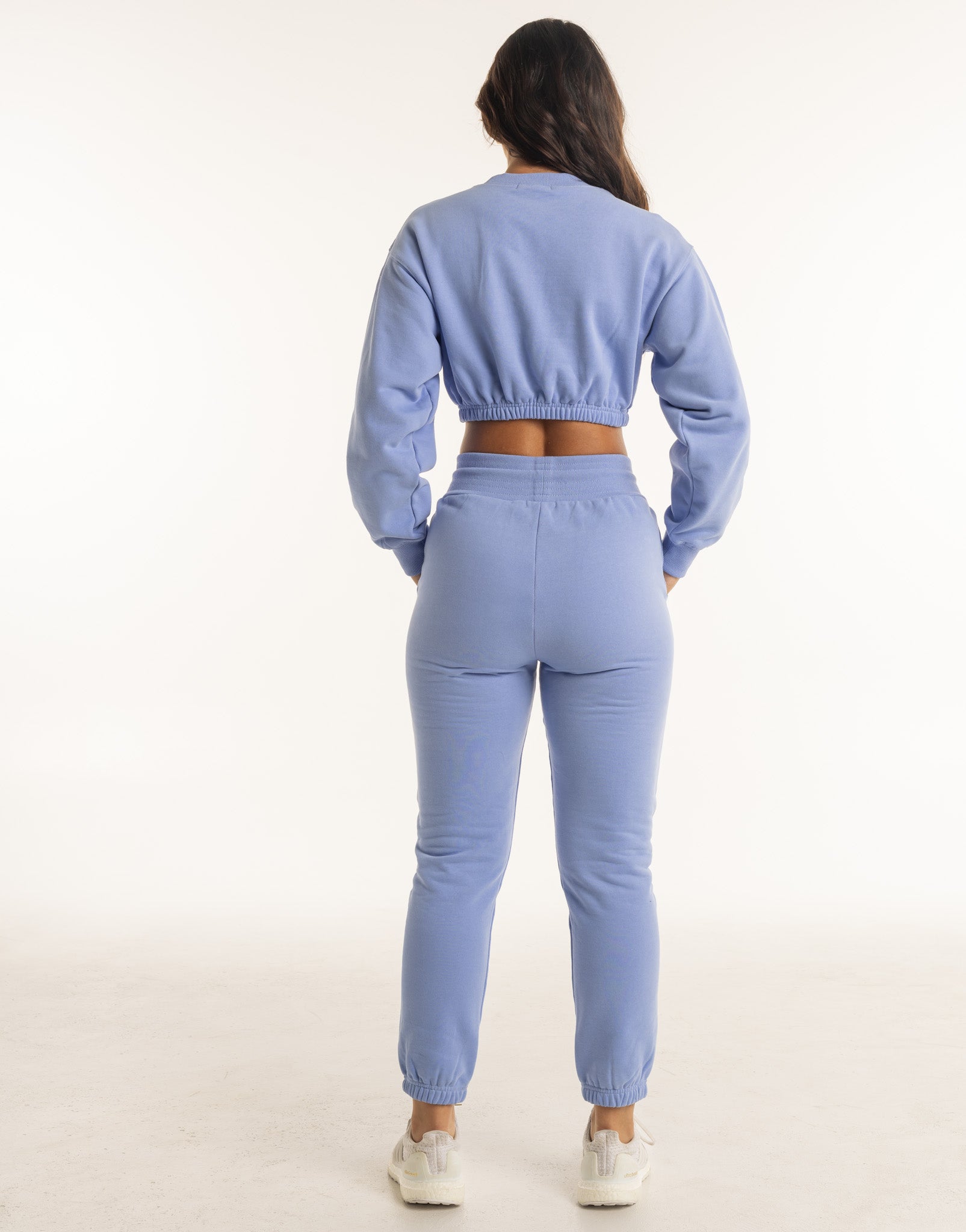 Esteem Cropped Sweater - Hydrangea Blue