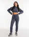 Esteem Cropped Sweater - Smoke Grey