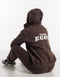 Team Echt Hoodie - Fudge Brown