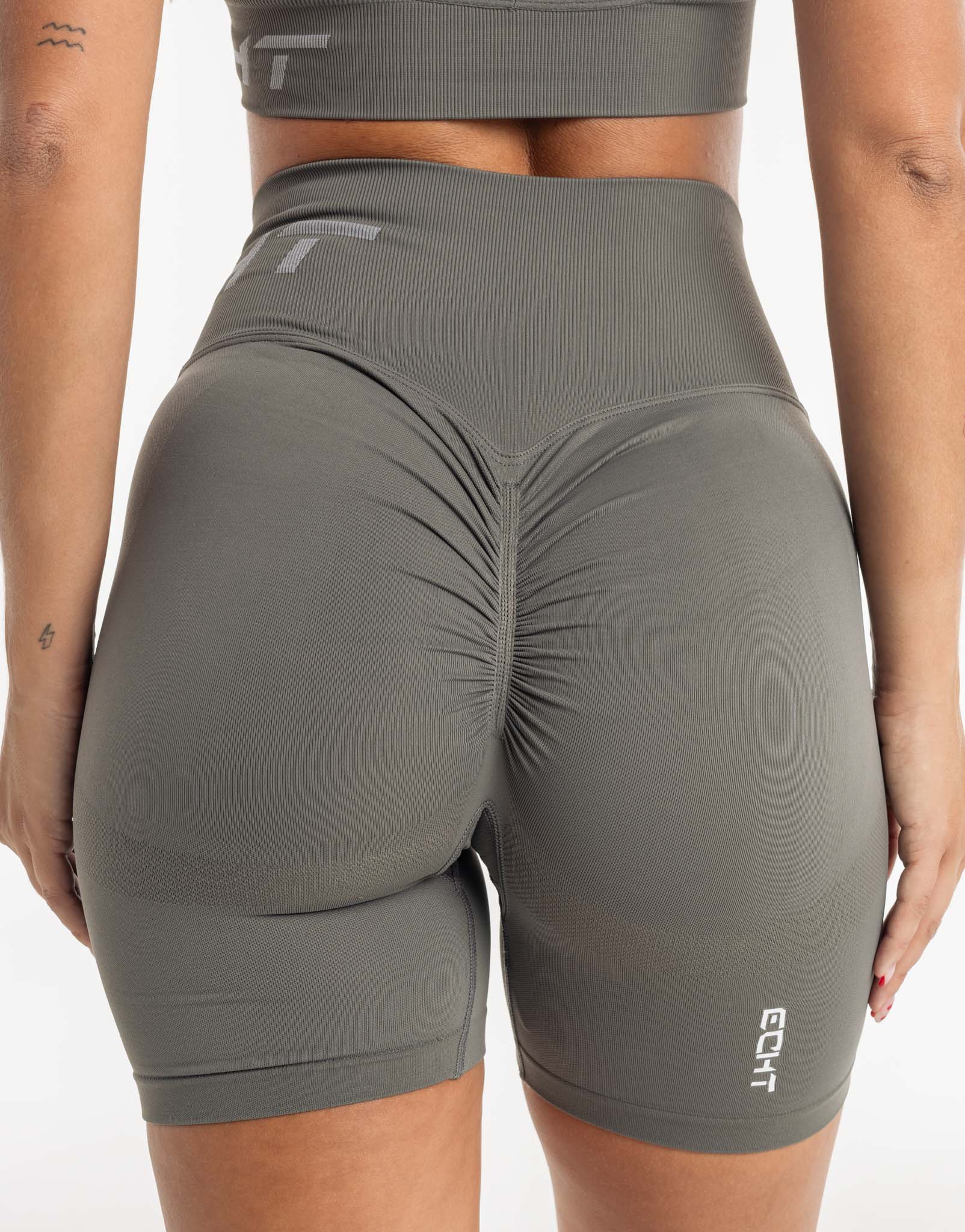 Arise Scrunch Shorts - Gun Metal Grey