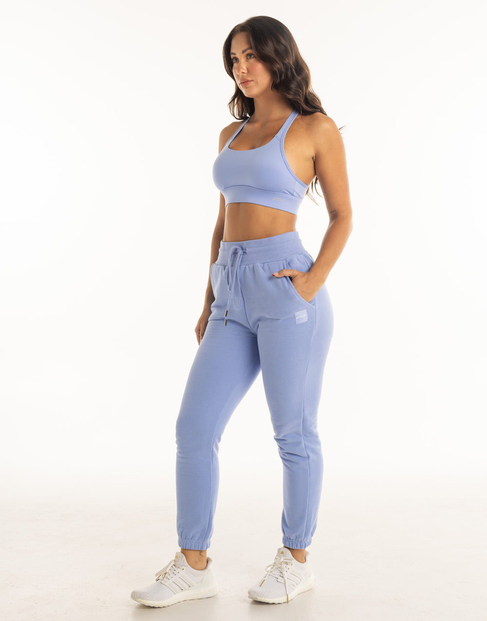 7/8 Devotion Joggers - Hydrangea Blue