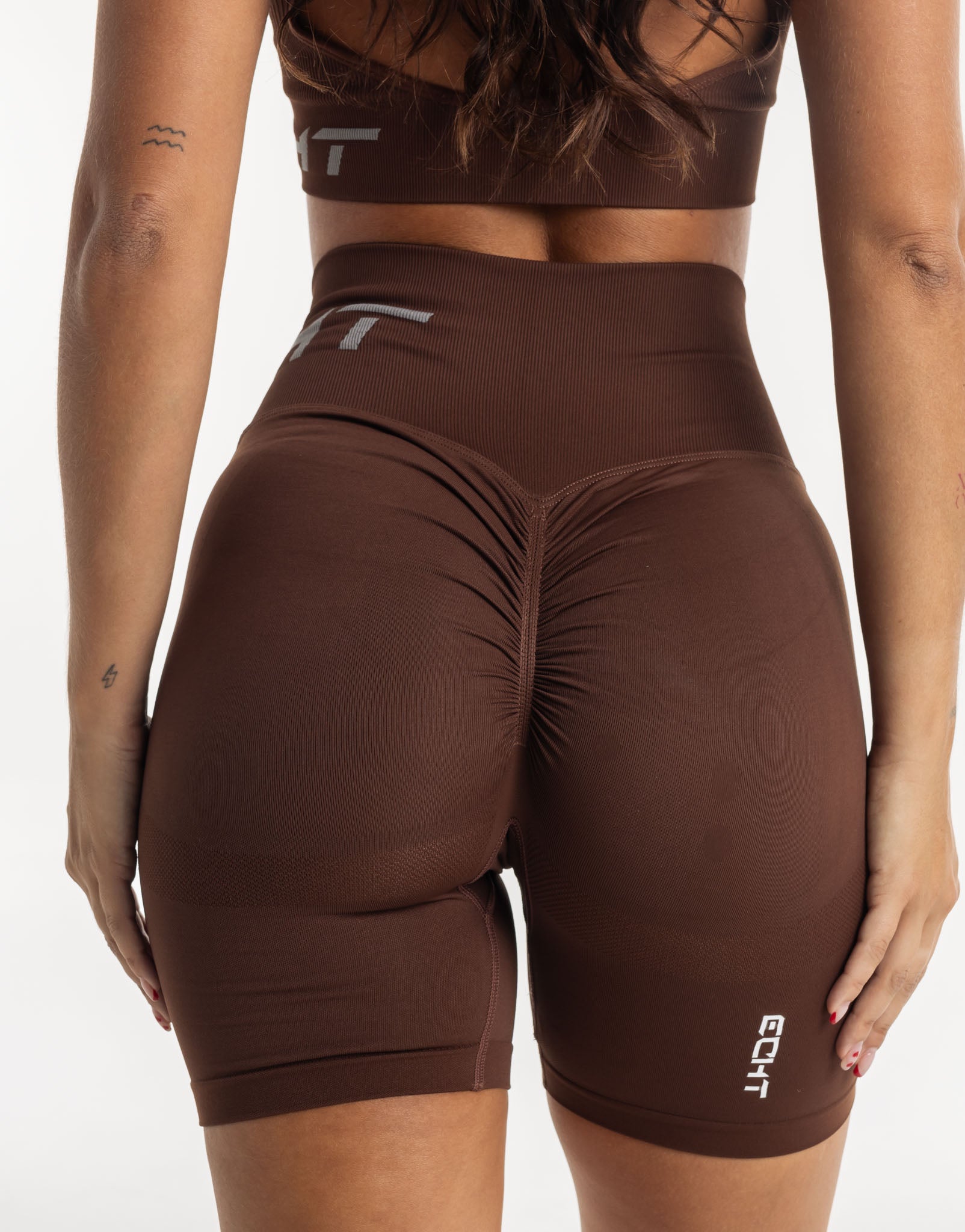 Arise Scrunch Shorts - Brown