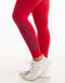 League Seamless Leggings - Magenta Red