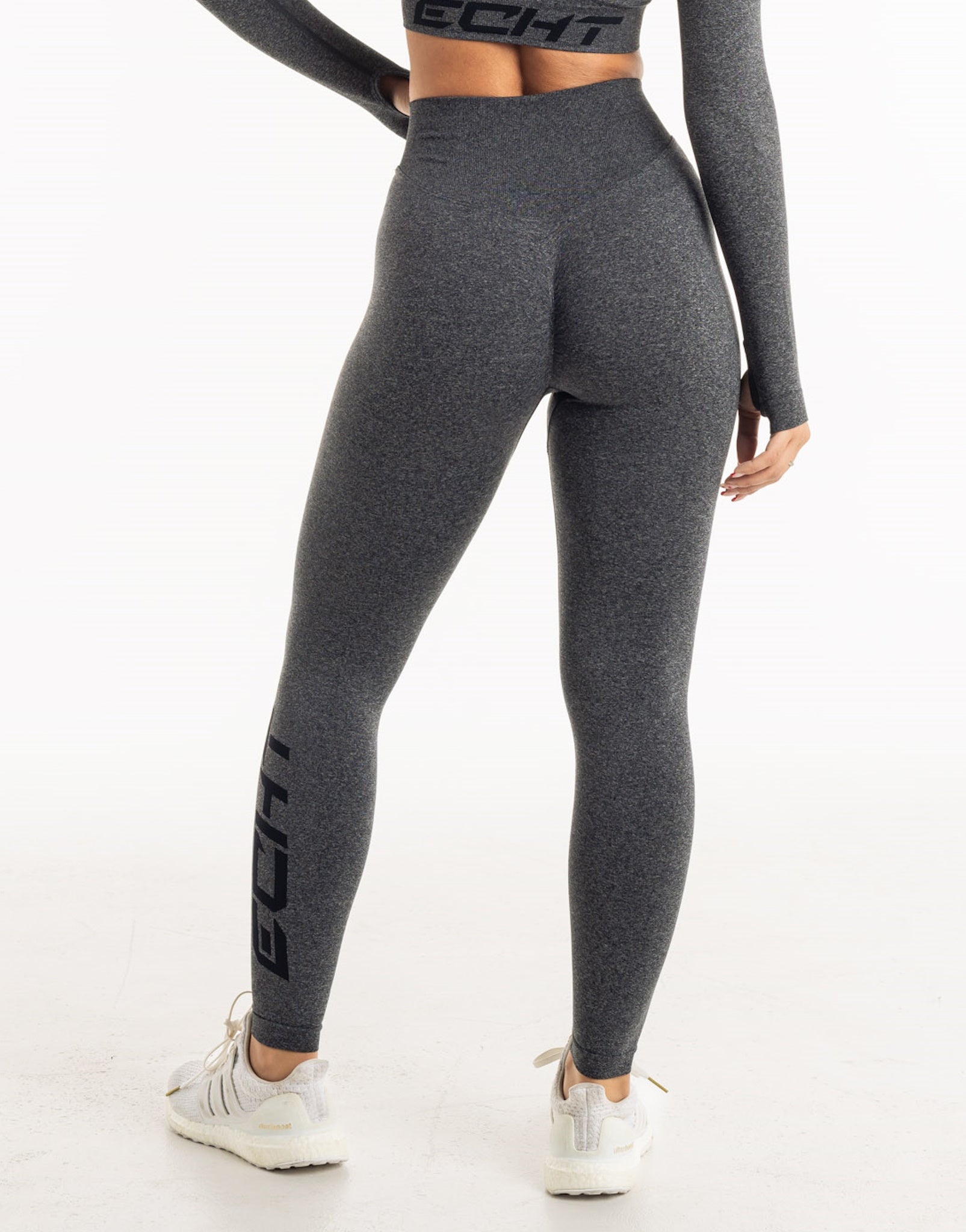 League Seamless Leggings - Charcoal