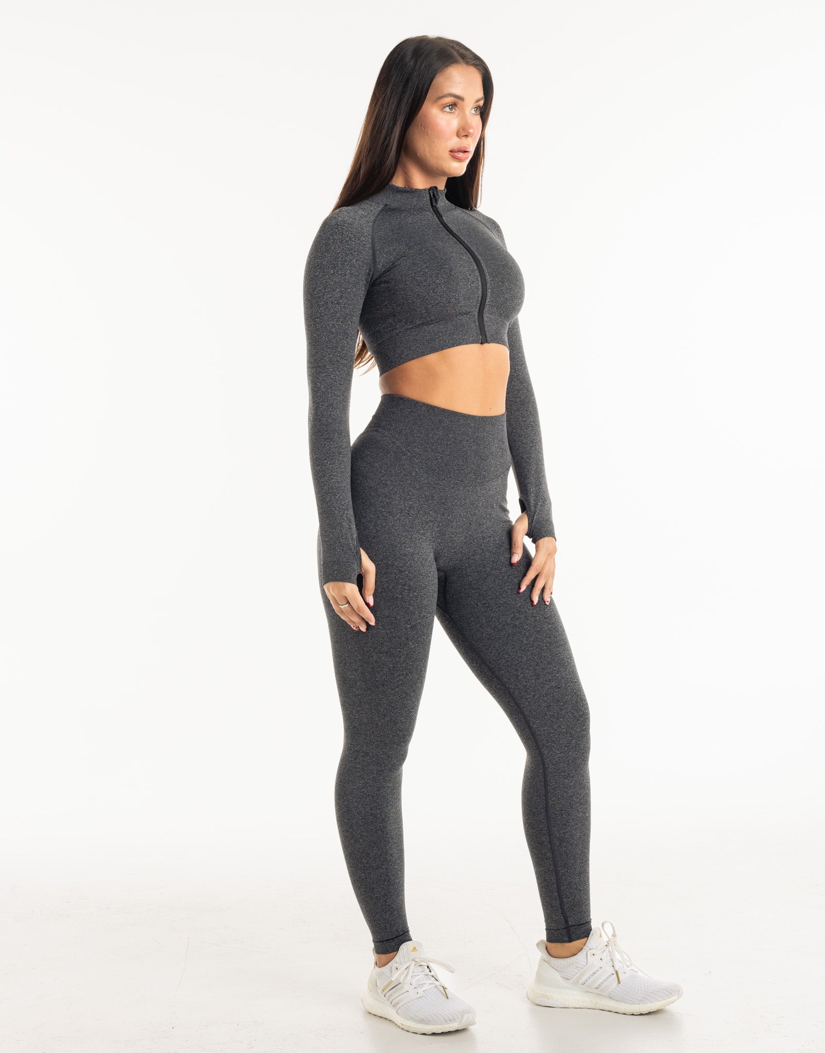 League Seamless Leggings - Charcoal