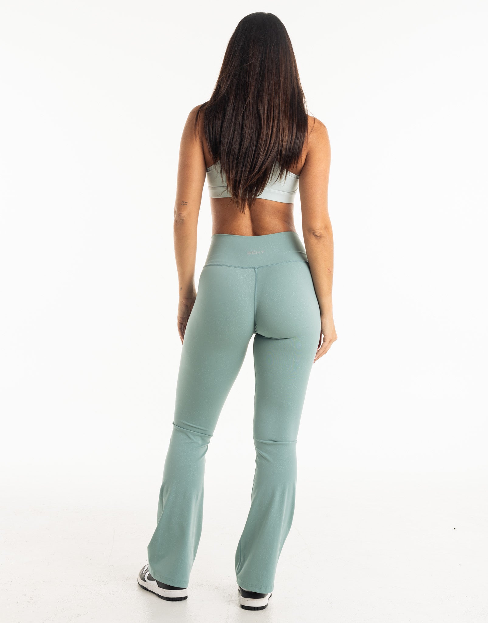 Storm Flare Leggings - Mineral Blue