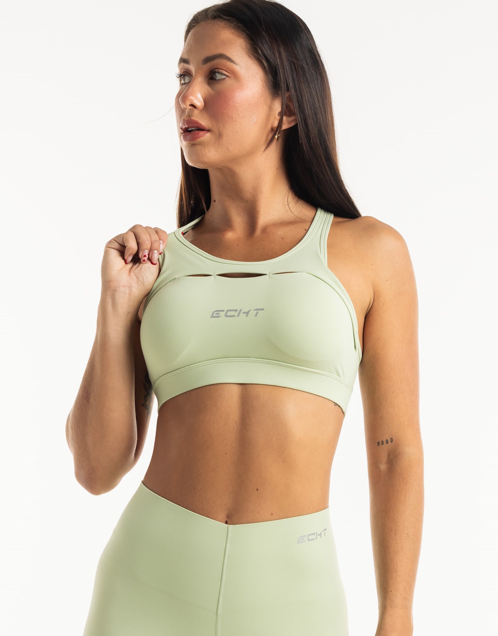 Range Sports Bra - Sage Green