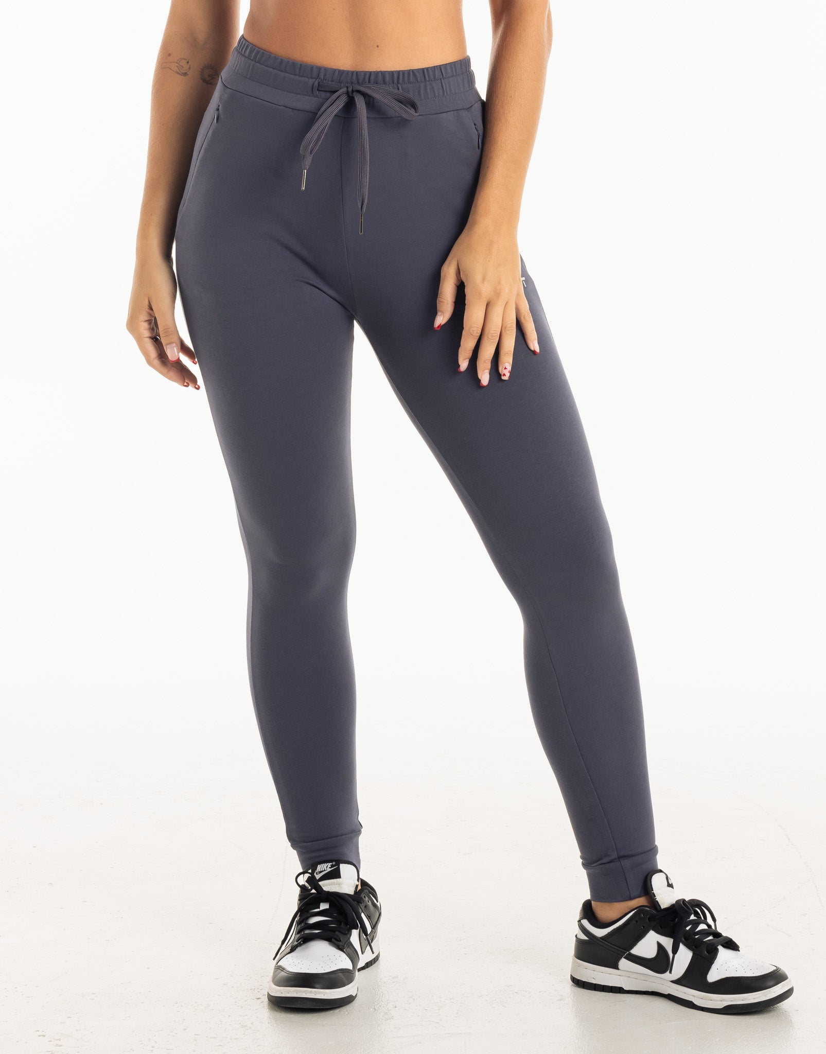 Ladies Tapered Joggers V2 - Smoke Grey