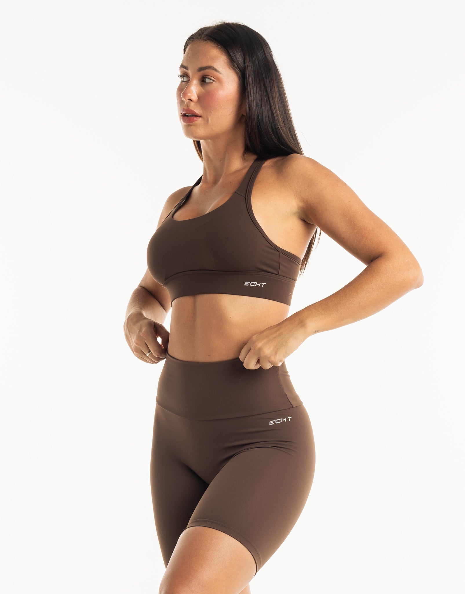 Essence Sports Bra - Fudge Brown