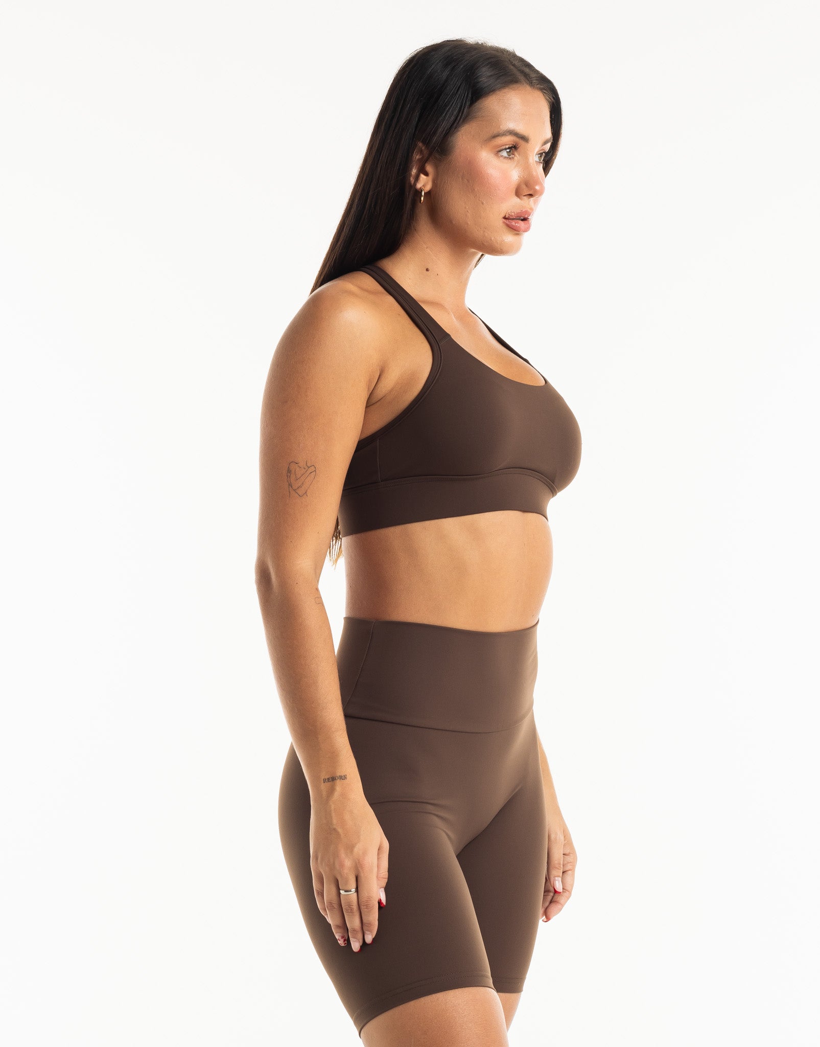 Essence Sports Bra - Fudge Brown