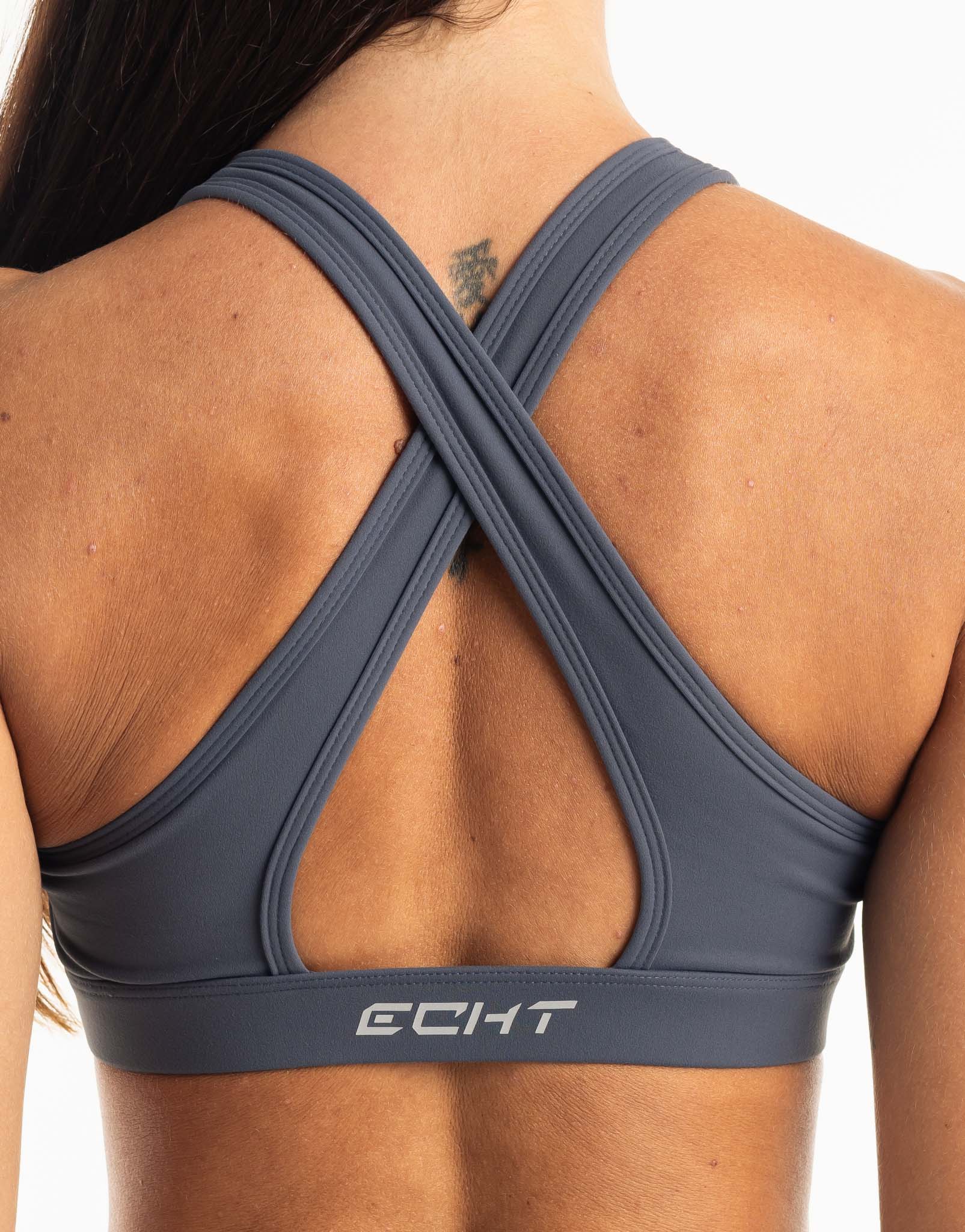 Range Sports Bra - Smoke Grey