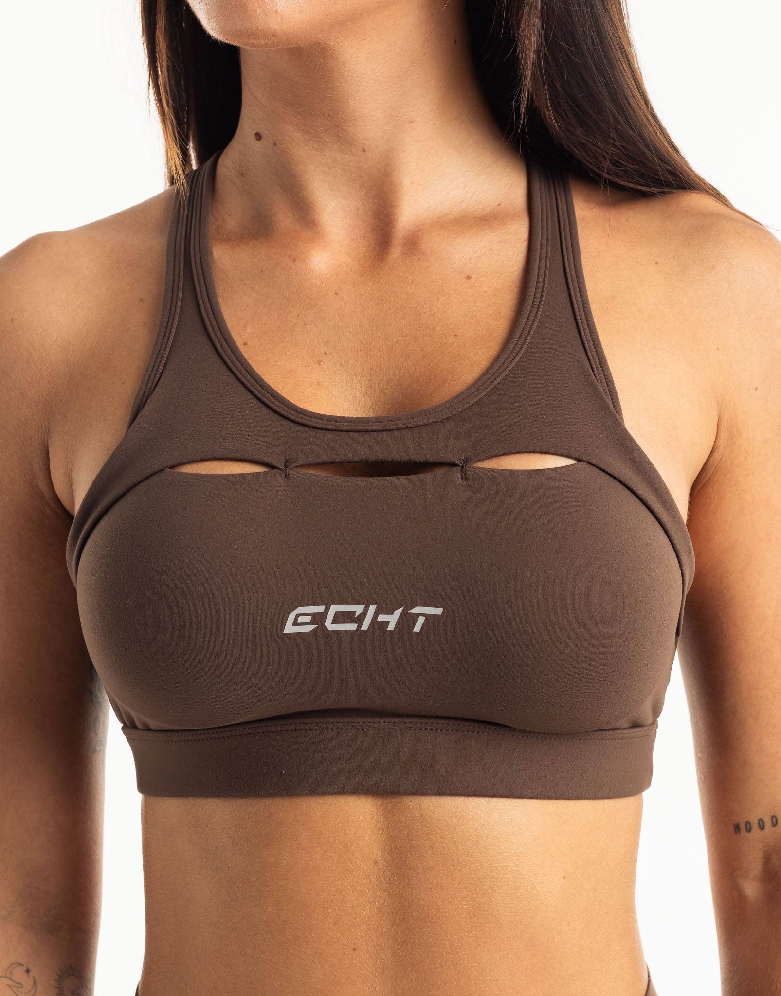 Range Sports Bra - Fudge Brown