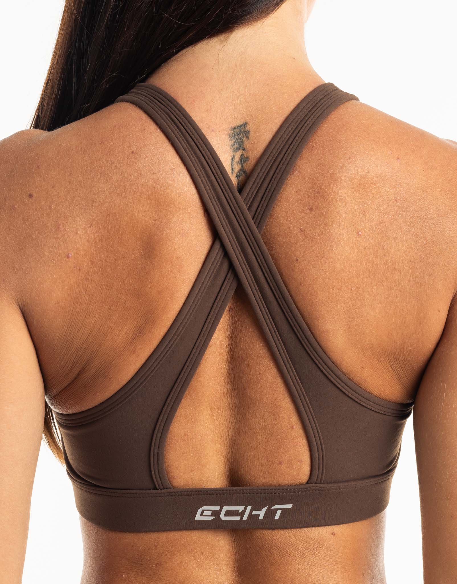 Range Sports Bra - Fudge Brown