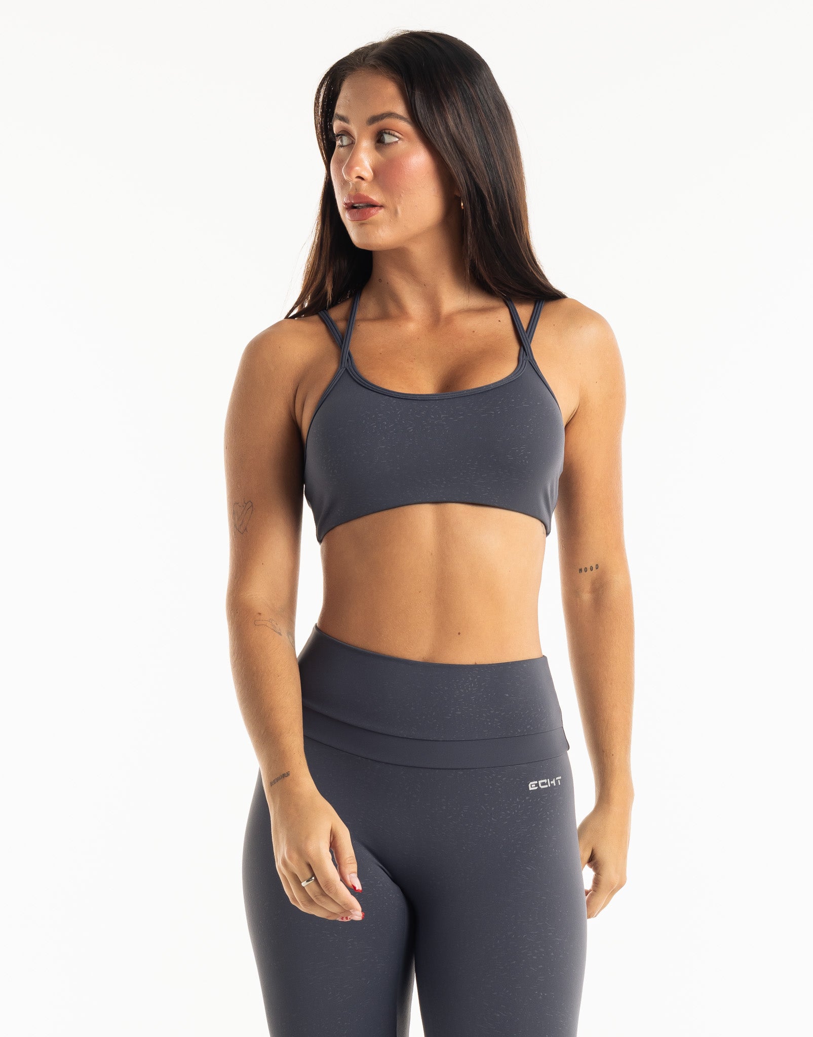 Storm Sports Bra - Smoke Grey