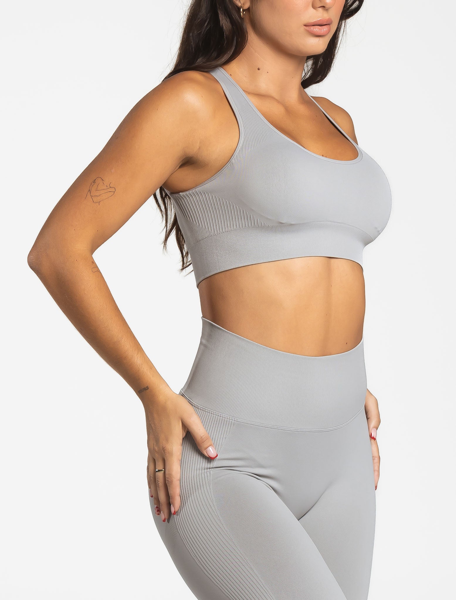 Arise Seamless Essential Sports Bra - Grey