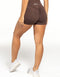 Echt Force Scrunch Shorts - Fudge Brown