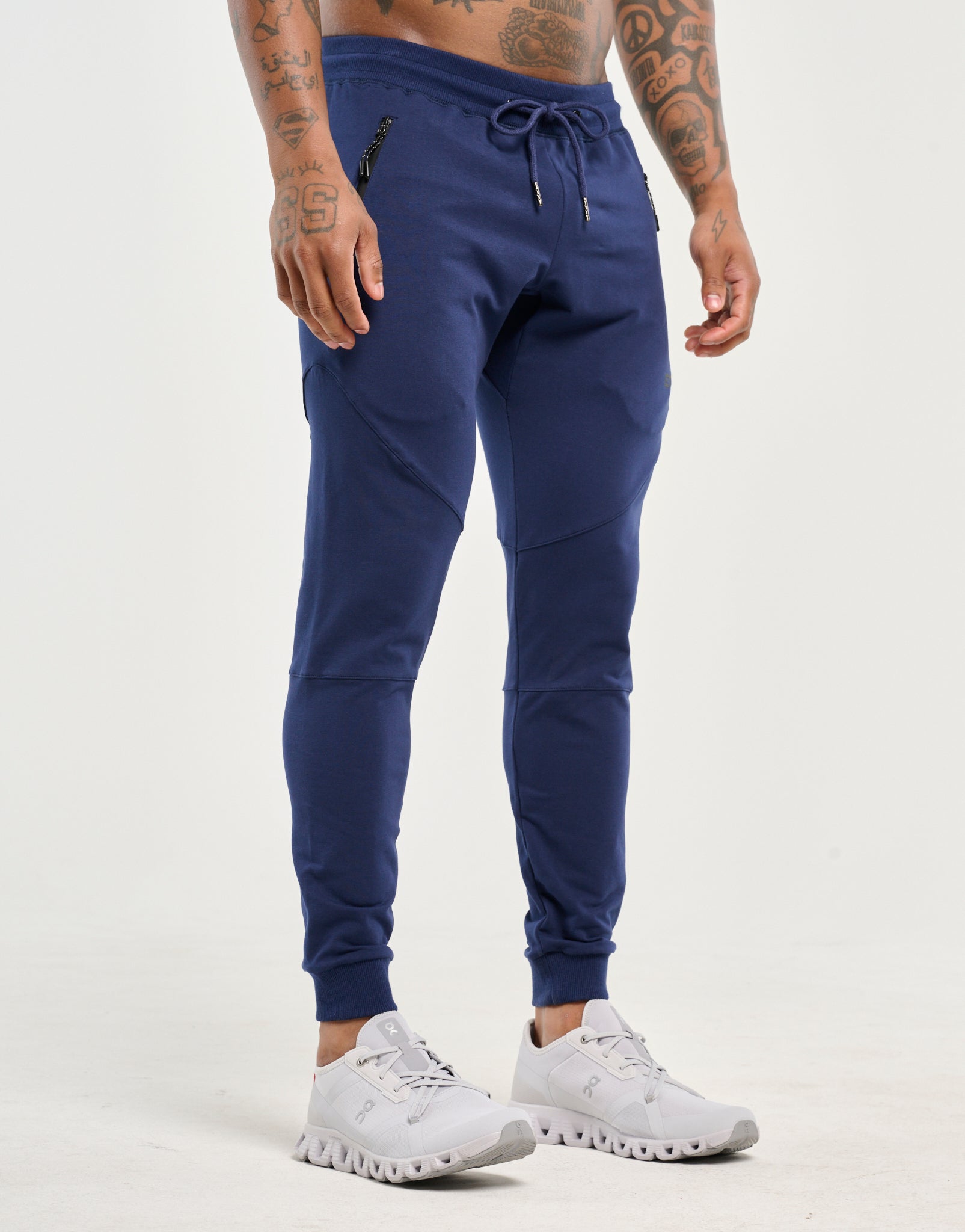 Echt Tapered Joggers - Dark Blue