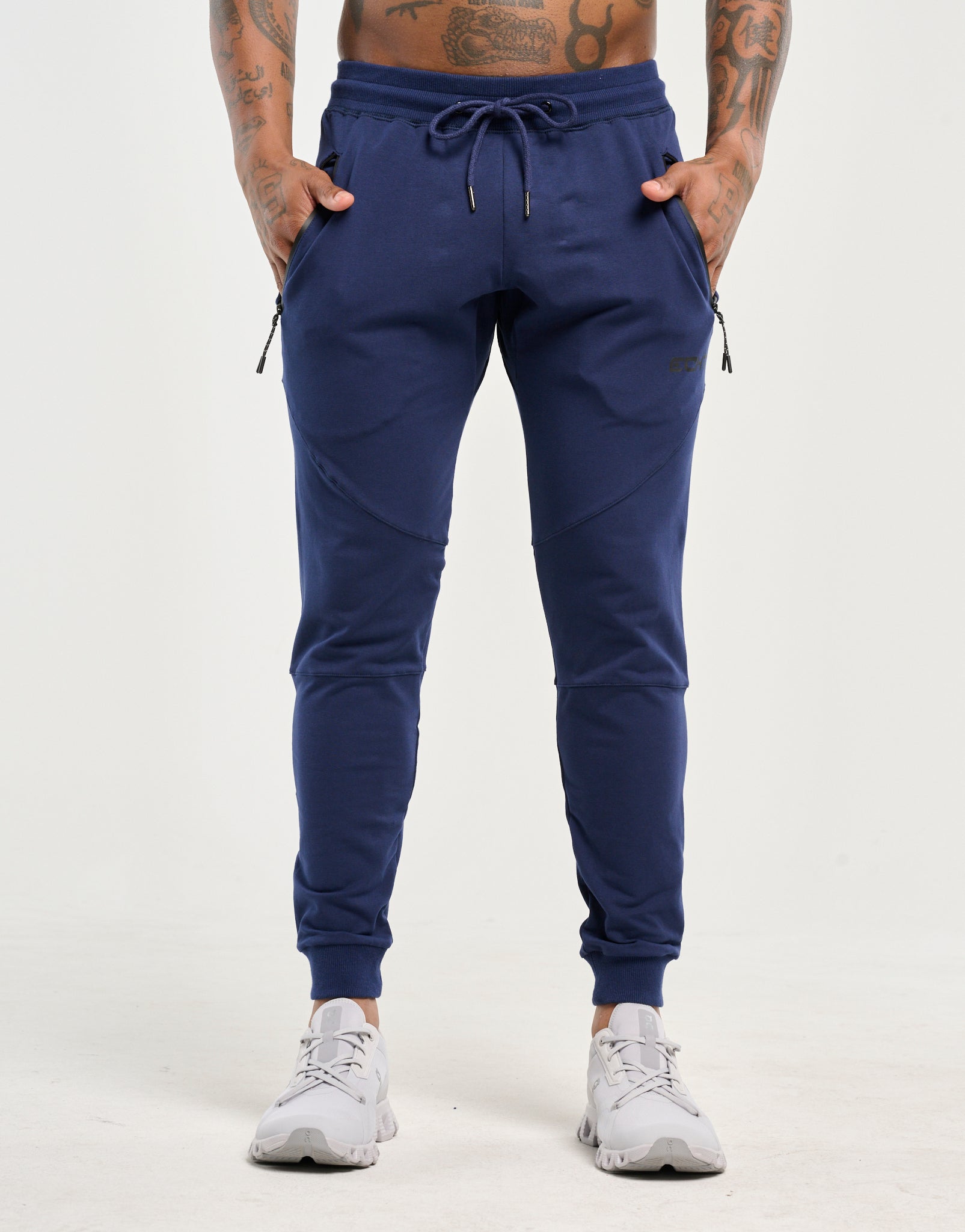 Echt Tapered Joggers - Dark Blue