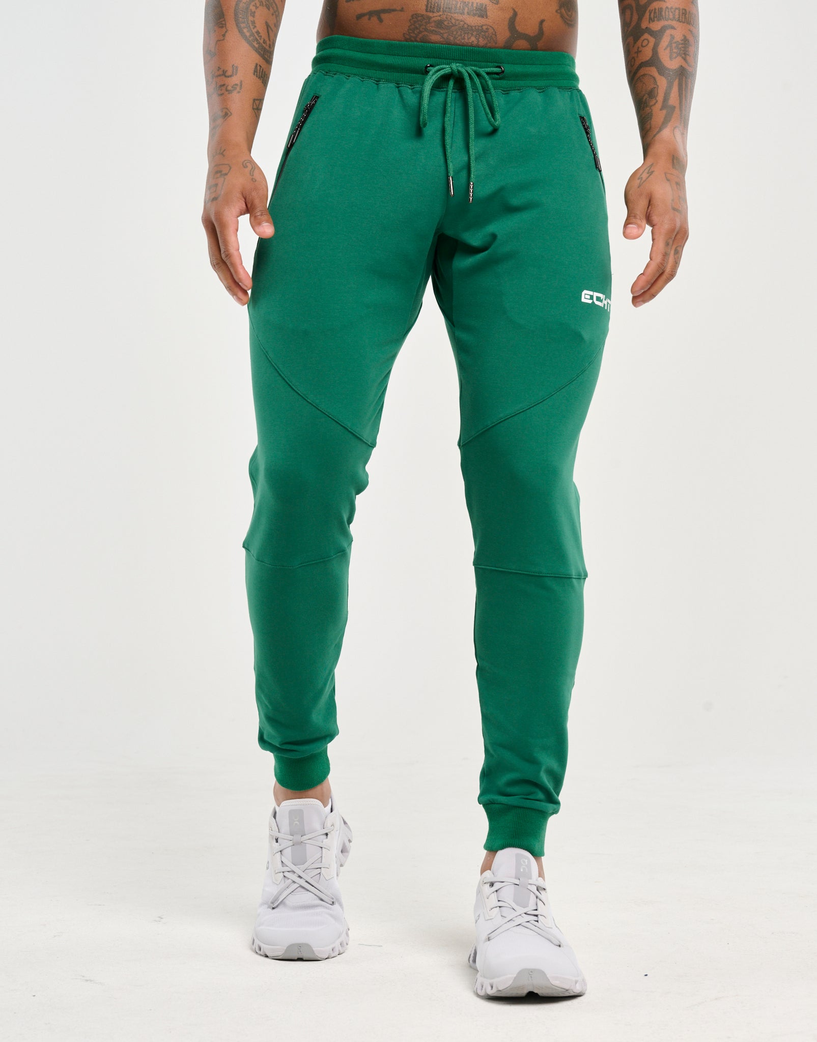 Echt Tapered Joggers - Forest Green