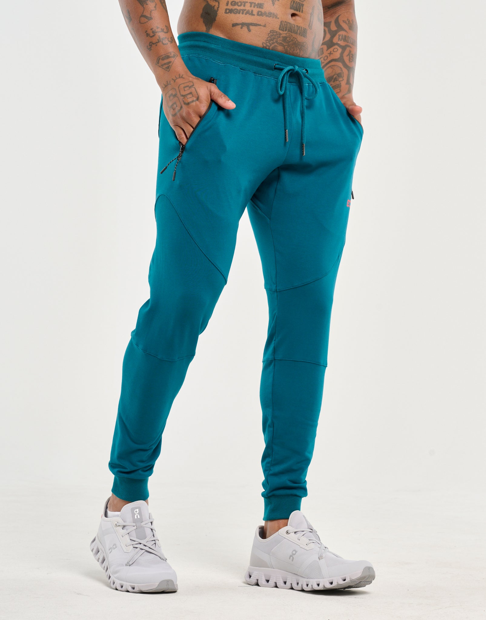 Echt Tapered Joggers - Deep Teal